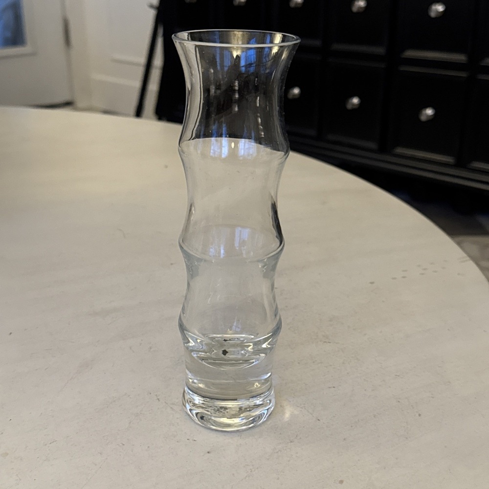 Vintage Bamboo Wave Vase 8.5"